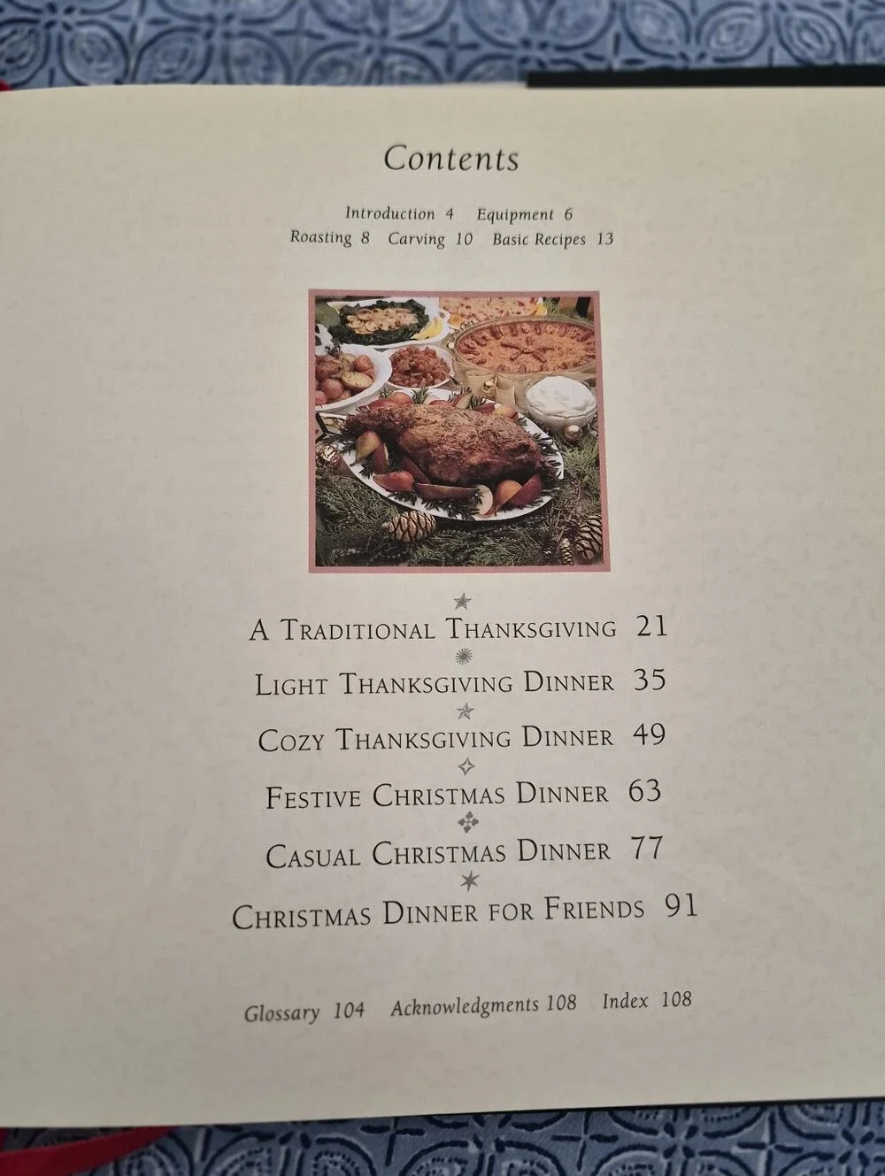 Williams Sonoma Thanksgiving & Christmas Cookbook - Black and Yellow Cover